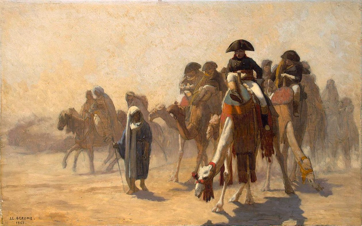 Napoleon in Egypte, 1863 door Jean Leon Gerome