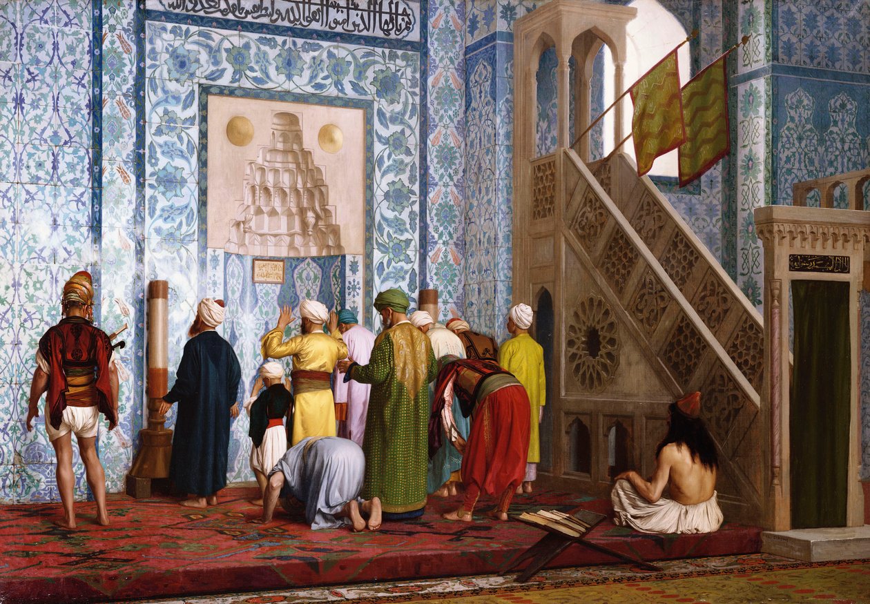 De Blauwe Moskee, 1878 door Jean Leon Gerome