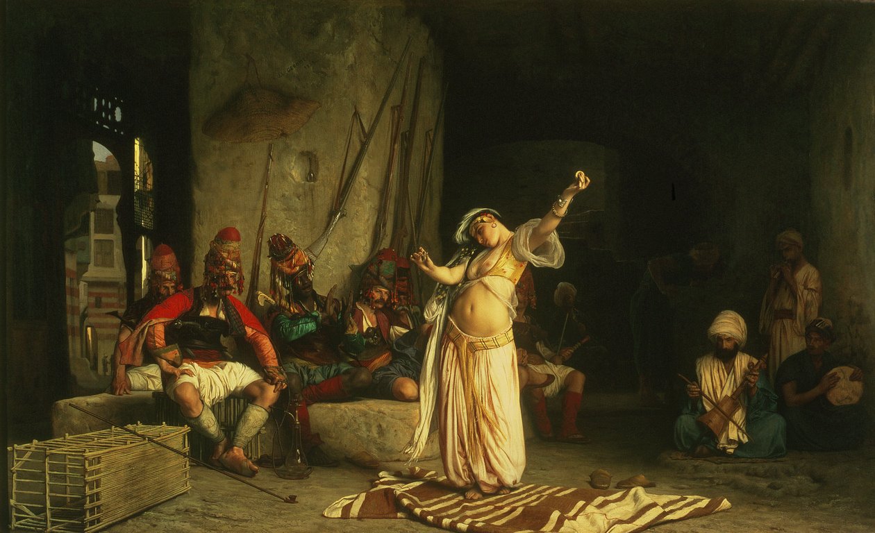 De dans van de Almeh, 1863 door Jean Leon Gerome