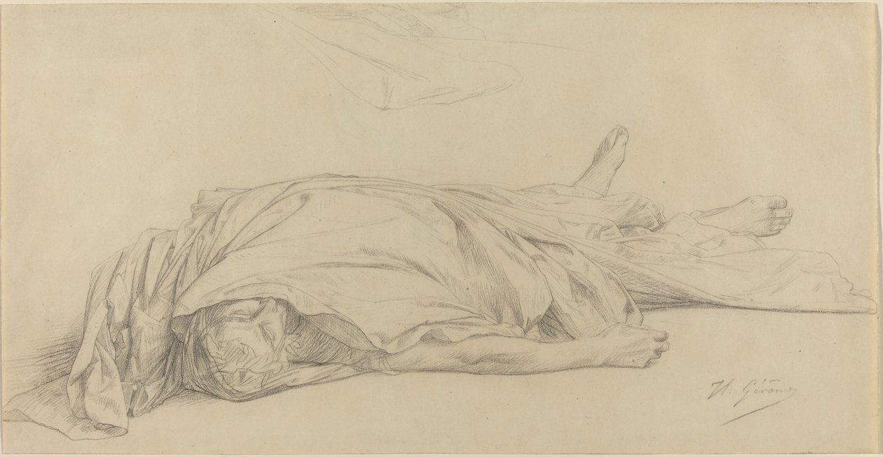 De dode Caesar door Jean Leon Gerome