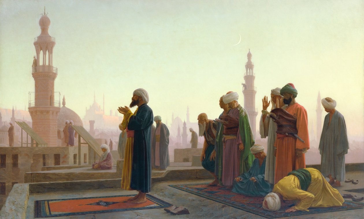 Het gebed door Jean Leon Gerome