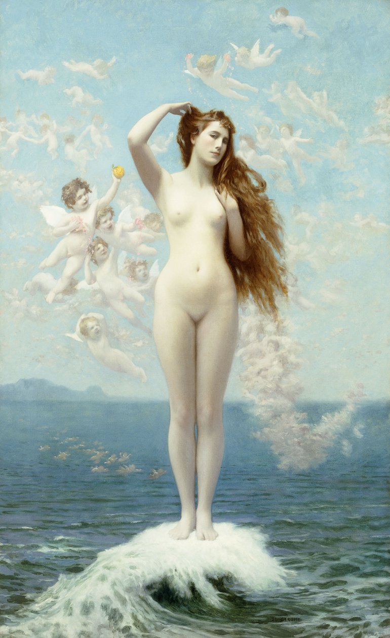Venus oprijzend door Jean Leon Gerome