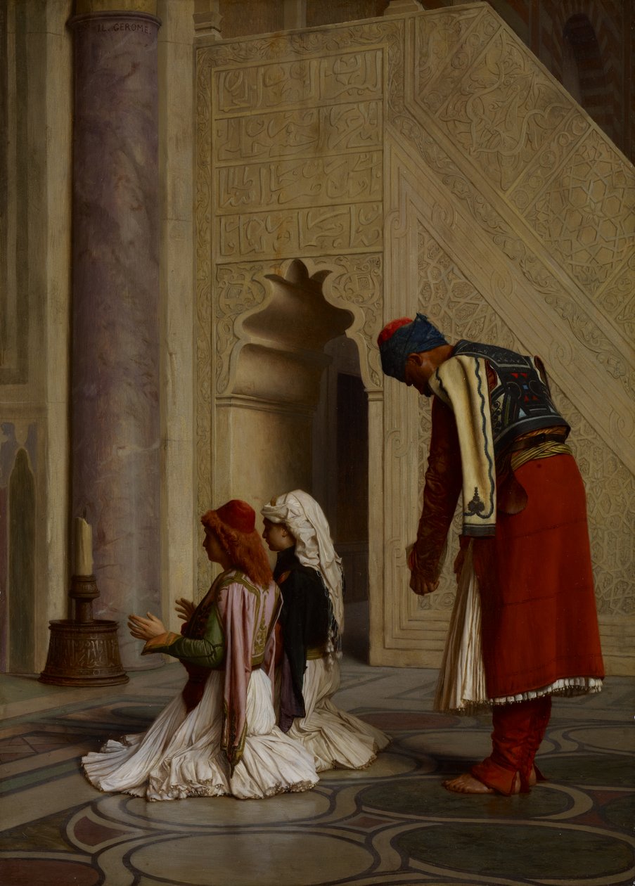 Jonge Grieken in de Moskee door Jean Leon Gerome