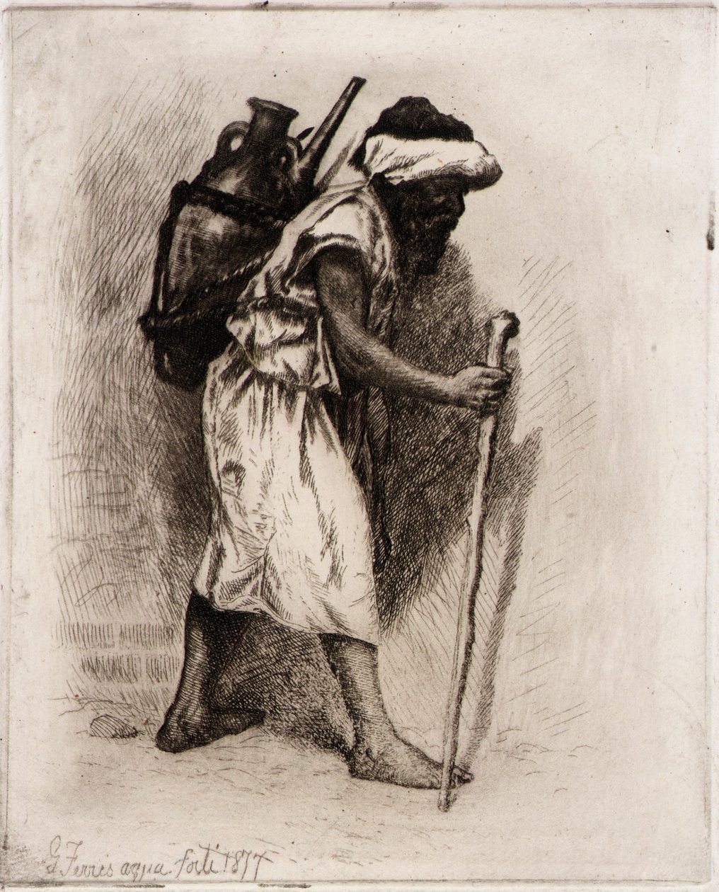 Water drager door Jean Leon Gerome Ferris