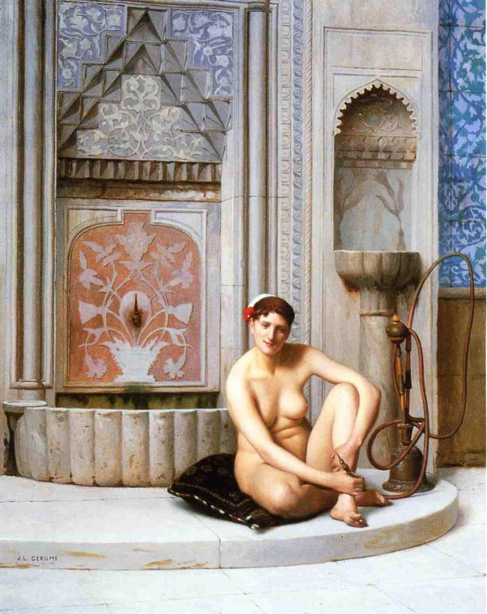 Frans:  Odalisque door Jean Leon Gerome