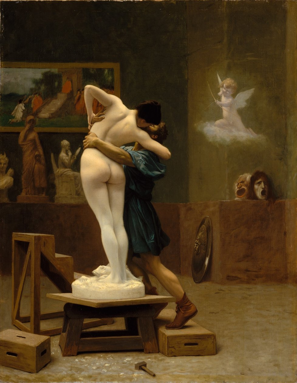 Pygmalion en Galatea door Jean Leon Gerome