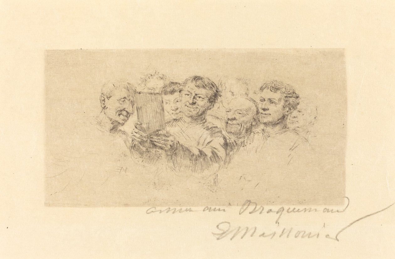 Les Amateurs door Jean Louis Ernest Meissonier