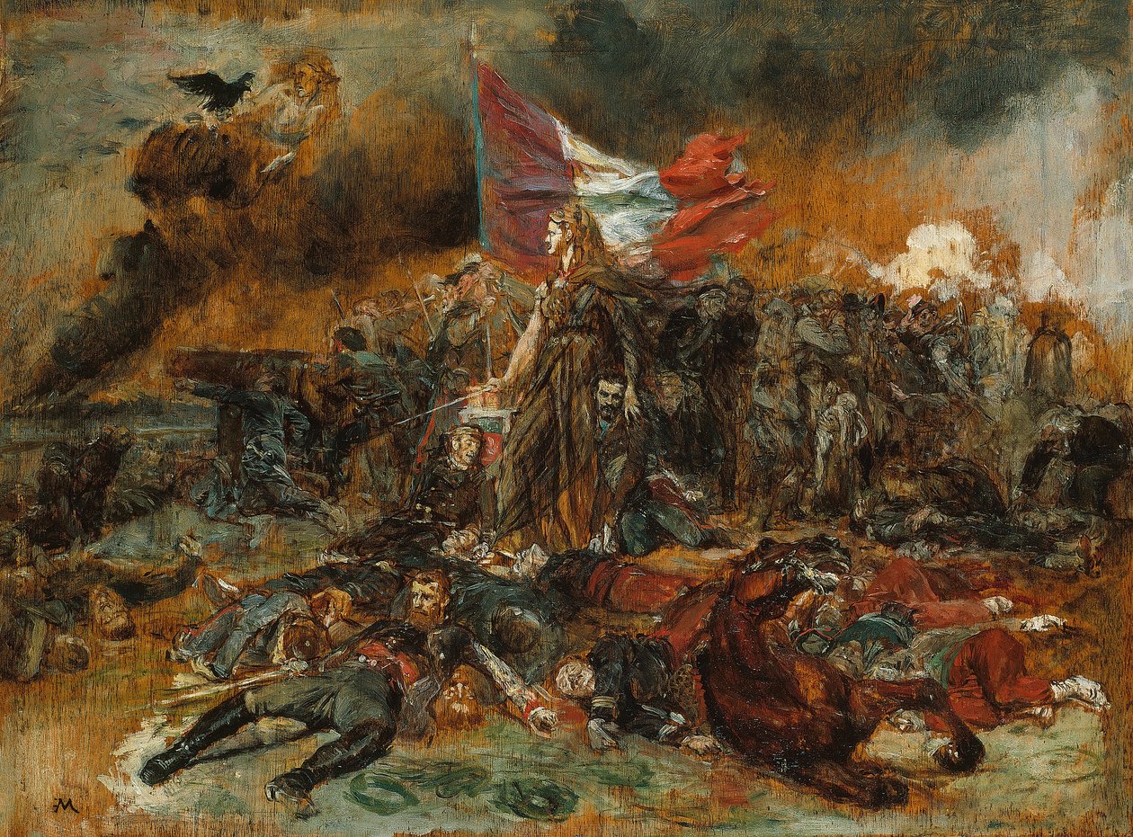 De verdediging van Parijs door Jean Louis Ernest Meissonier