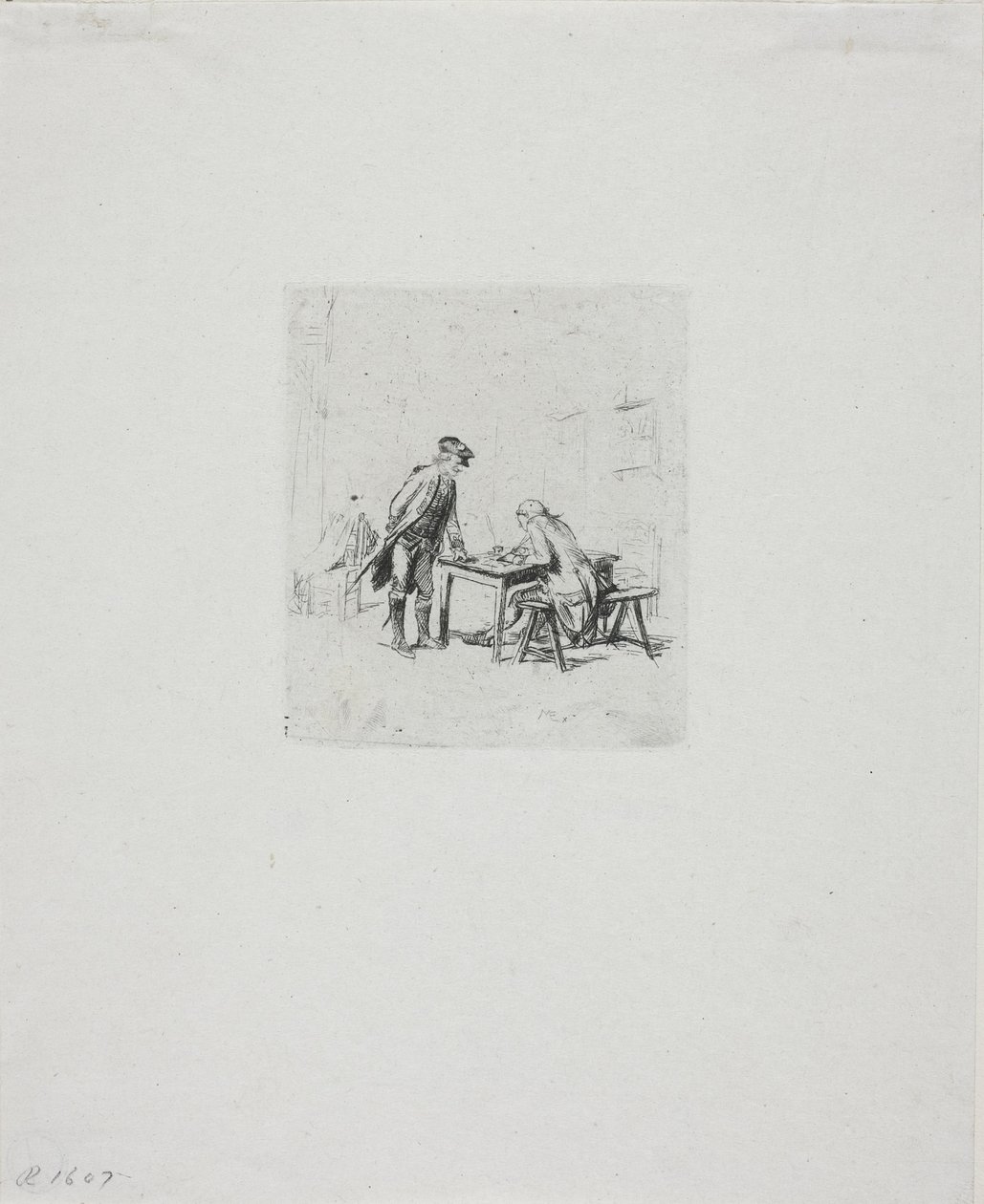 De sergeant verslaggever door Jean Louis Ernest Meissonier