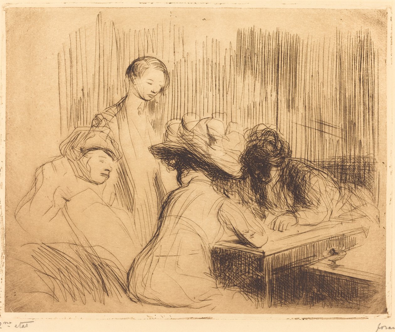 Een duik in Montmartre door Jean Louis Forain