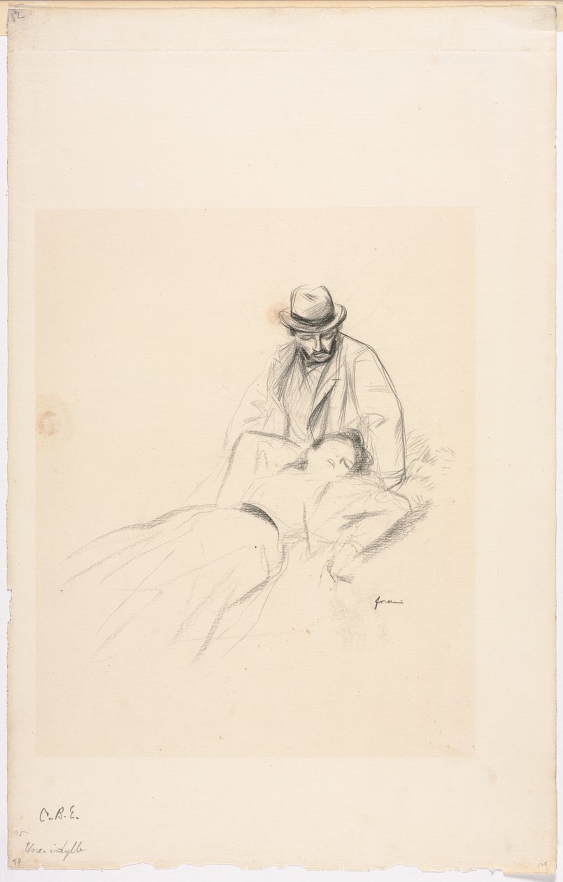 Een Idylle door Jean Louis Forain