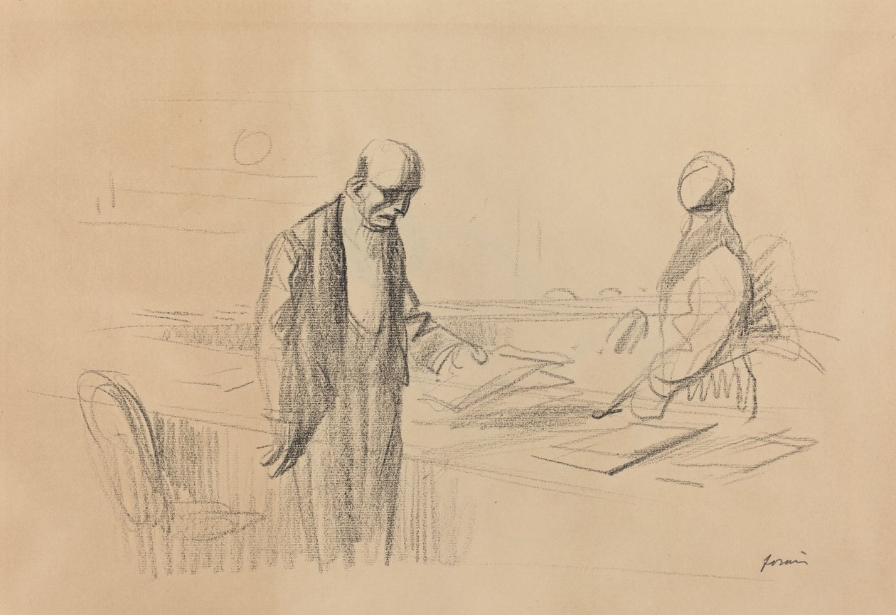 Op de Conferentie door Jean Louis Forain