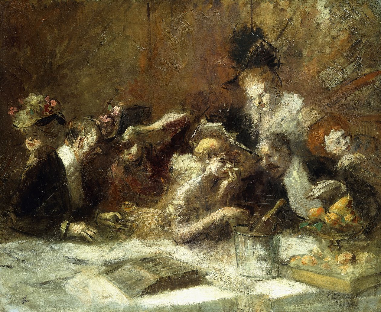 Café Maxim, Parijs door Jean Louis Forain