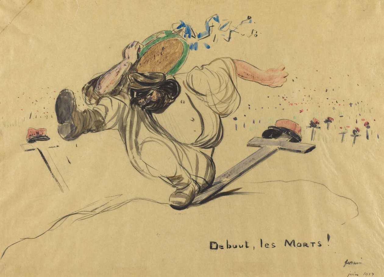 Sta op, de Doden!, 1917 door Jean Louis Forain
