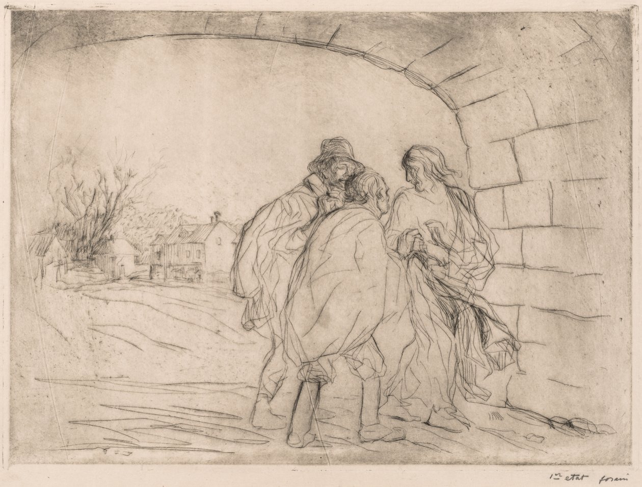 Ontmoeting onder het gewelf door Jean Louis Forain