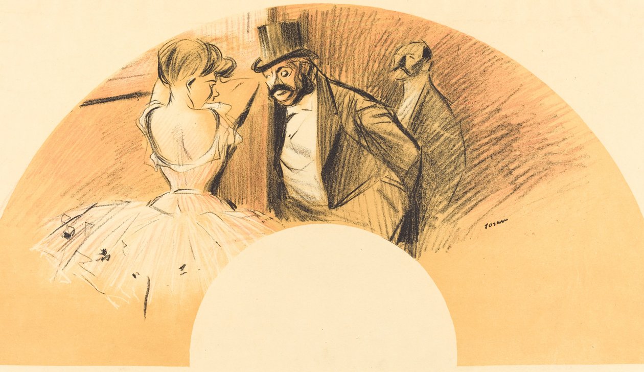 Waaier door Jean Louis Forain