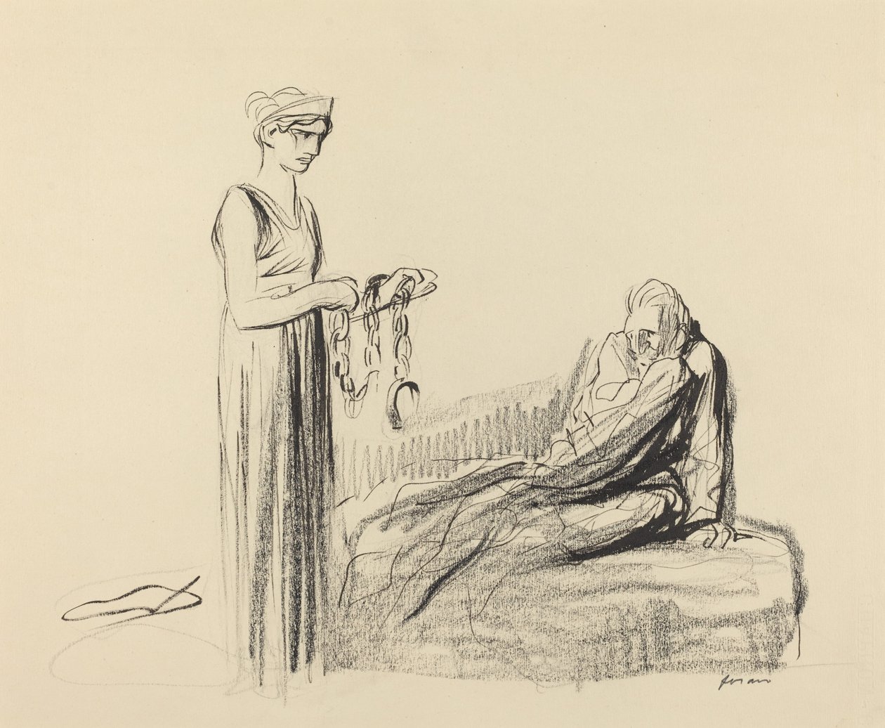 Boeien, waarschijnlijk 1919 door Jean Louis Forain