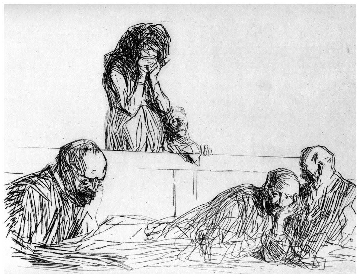 La Fille-mère, ca. 1870-1930, 1924 door Jean Louis Forain