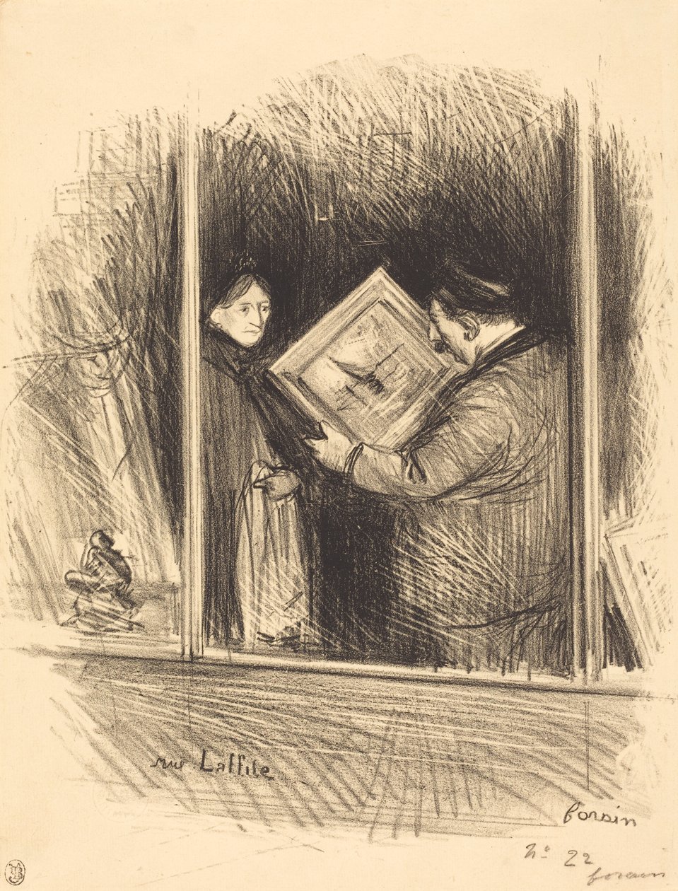 Laffitte Straat door Jean Louis Forain