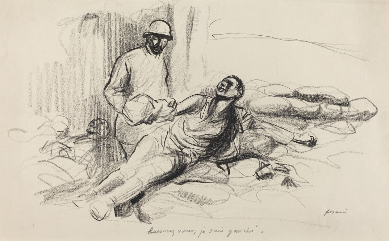 Rassurez vous; je suis gauche. door Jean Louis Forain