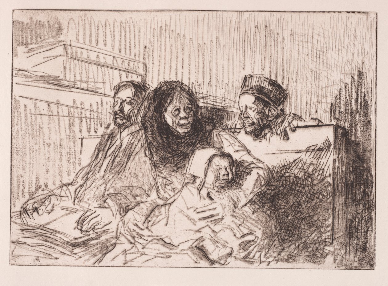 Getuigen bij de zitting door Jean Louis Forain