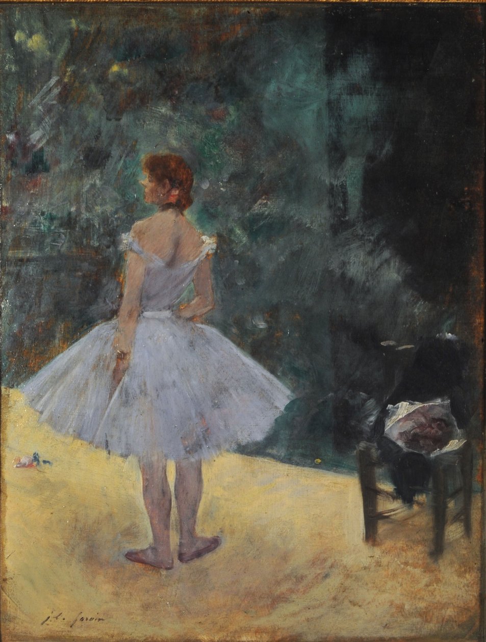 De ballerina door Jean Louis Forain
