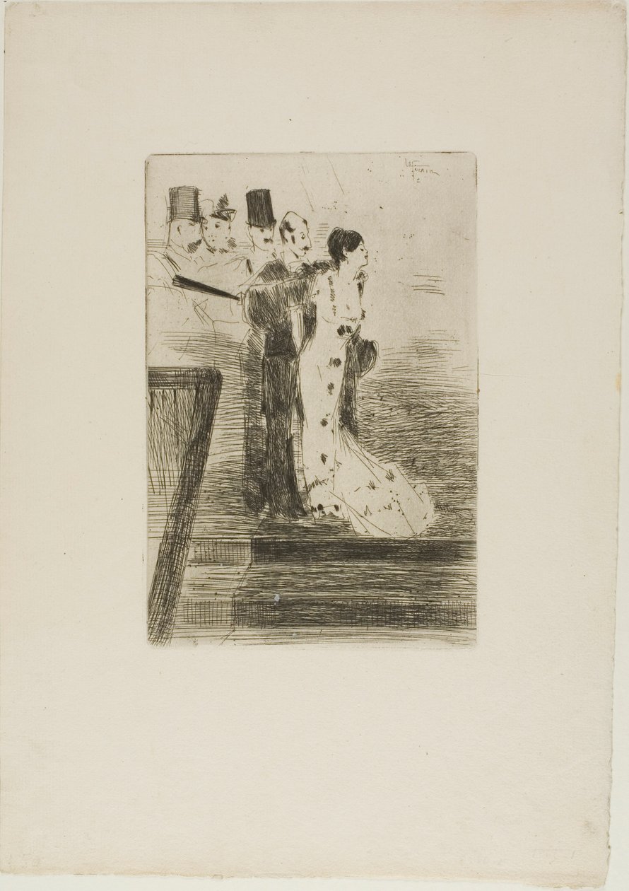 Het vertrek van de ster door Jean Louis Forain