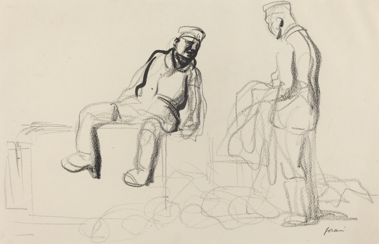 De Economische Terugtrekking door Jean Louis Forain