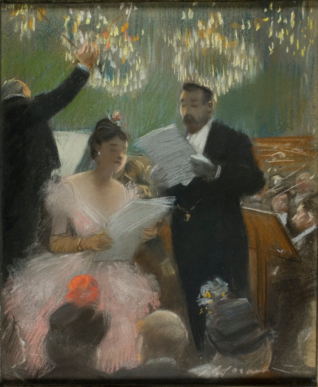 Het Orkest door Jean Louis Forain