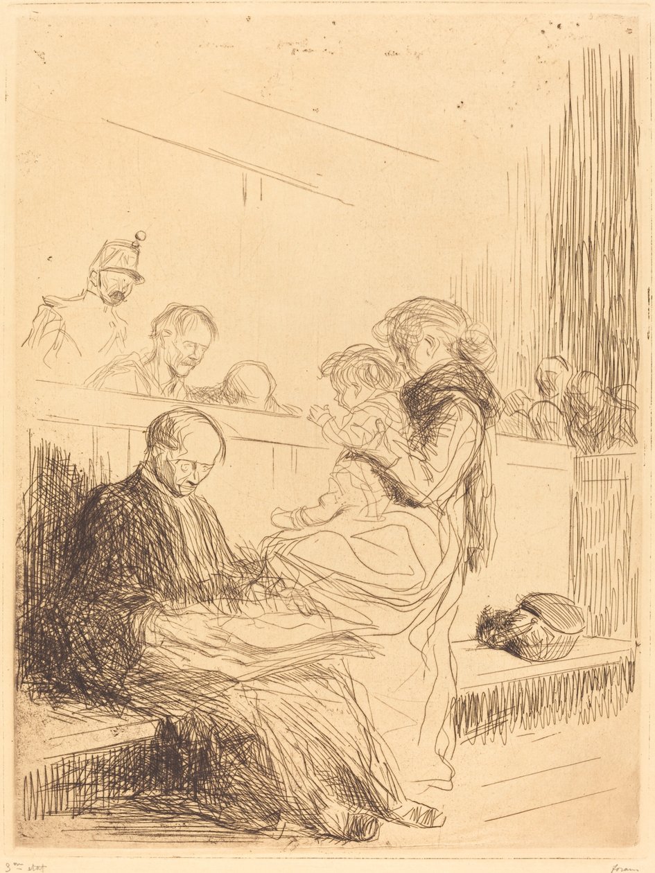 De Gevangene en het Kind door Jean Louis Forain