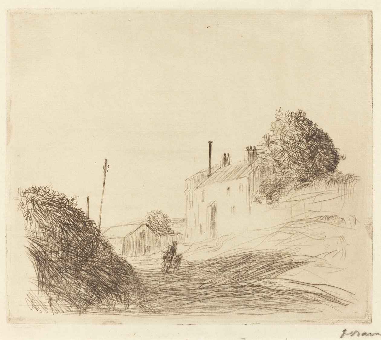 De Weg naar Rocquencourt door Jean Louis Forain