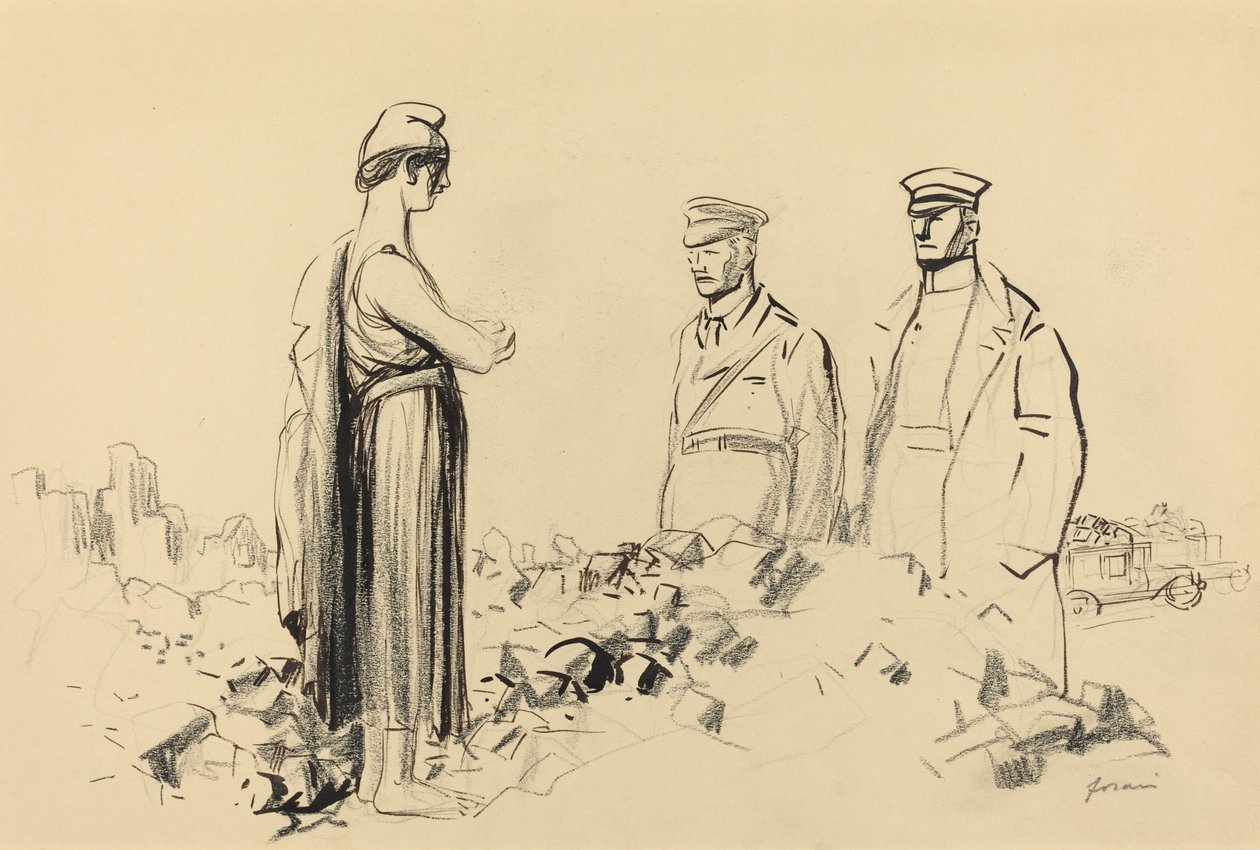 Naar vrede door Jean Louis Forain