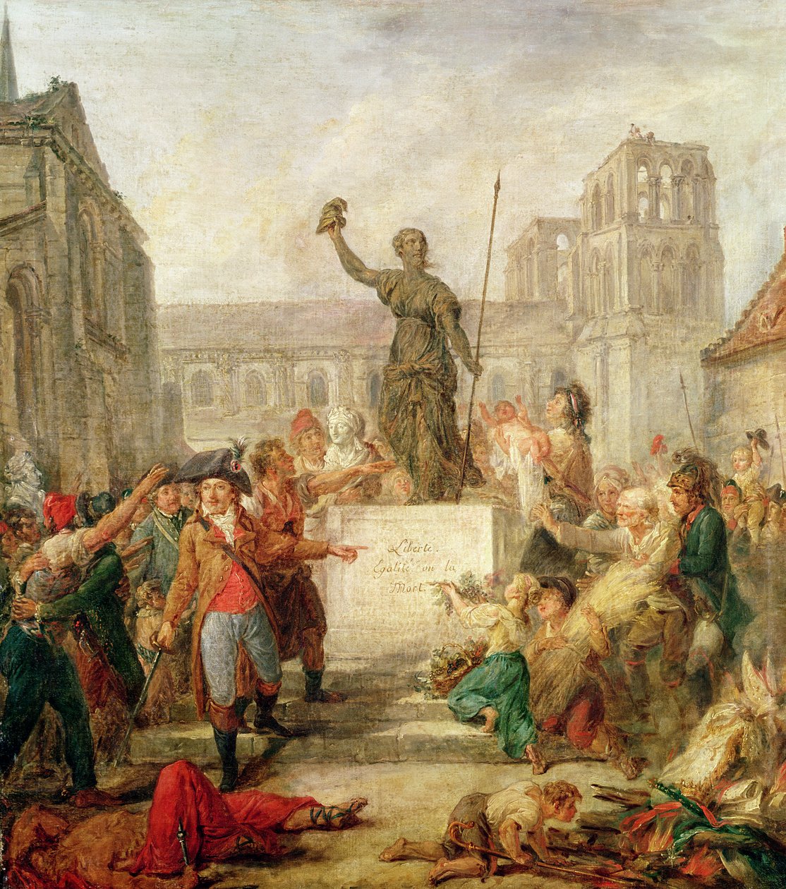 De Eed van Vrijheid door Jean Louis Joseph Hoyer