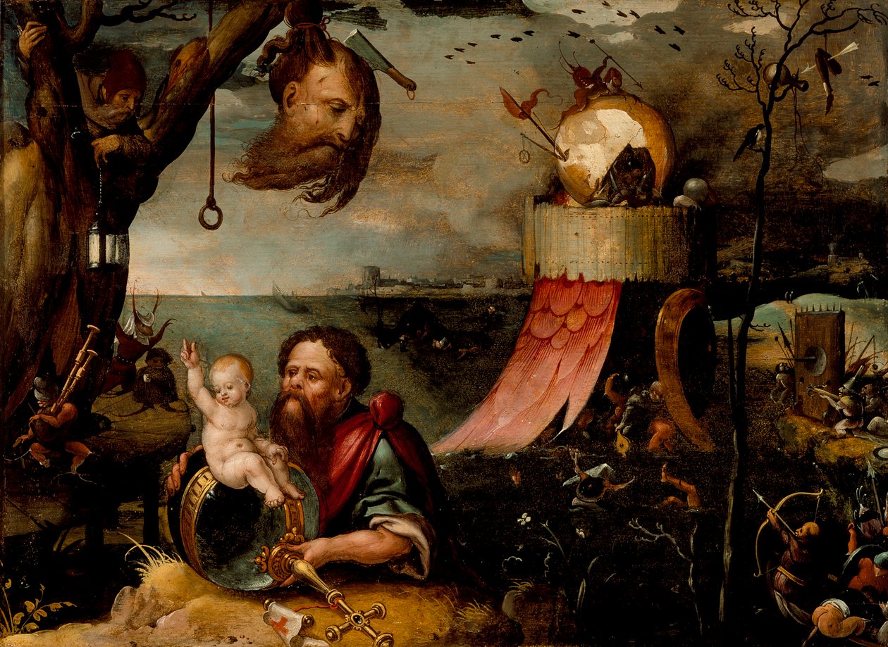 Sint Christoffel en het Christuskind door Jean Mandyn