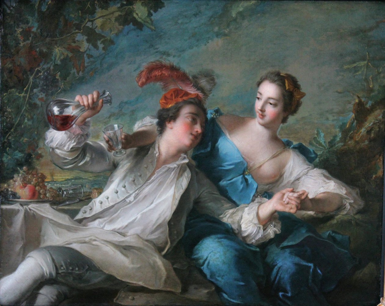 Duits: Die Liebenden The Loving door Jean Marc Nattier