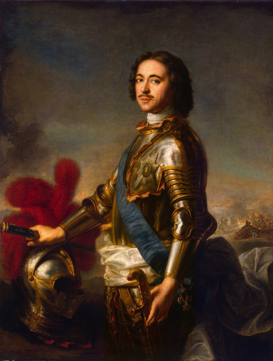 Portret van Peter I (1672–1725) door Jean Marc Nattier