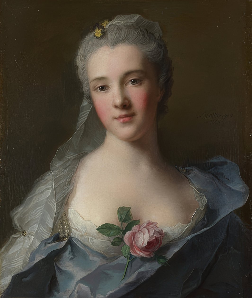 Manon Balletti. 1757 door Jean Marc Nattier