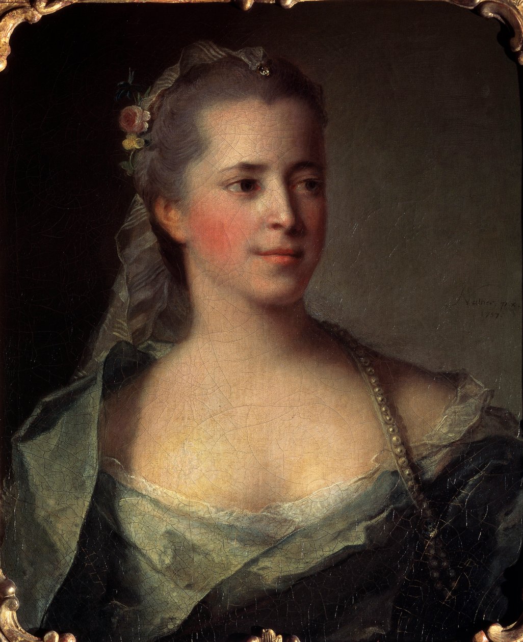 Portret van een Dame, 1757 door Jean Marc Nattier