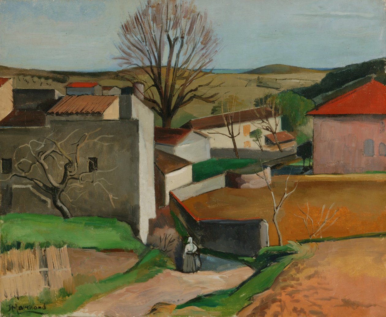 Frans dorp door Jean Marchand