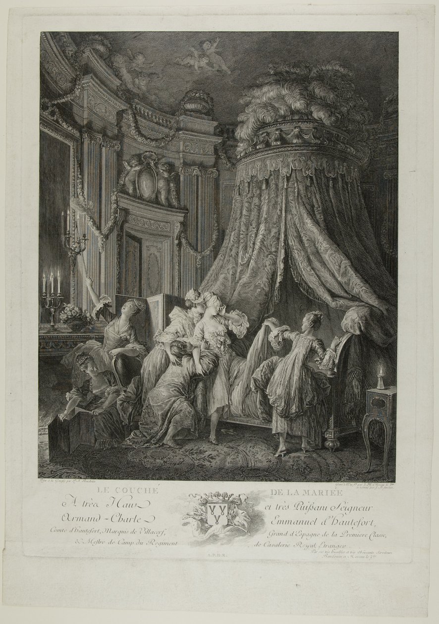 De bruidegom door Jean Michel Moreau