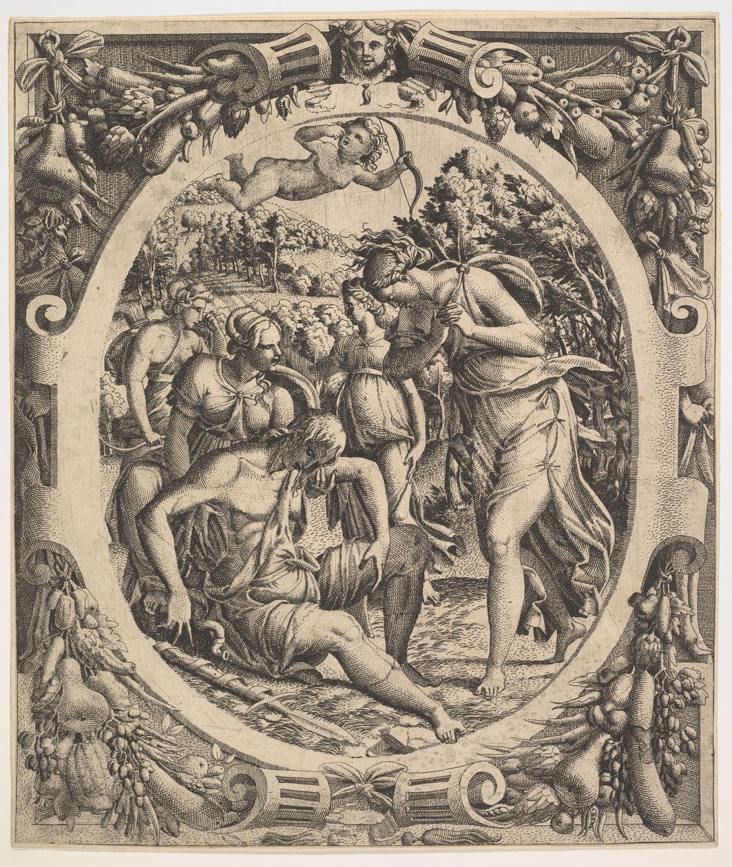 De Dood van Adonis door Jean Mignon