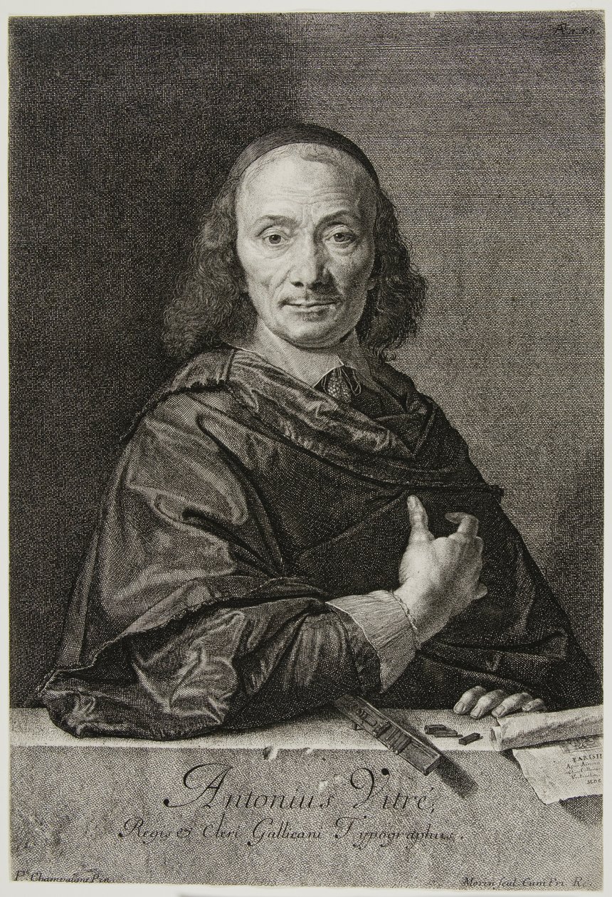 Antoine Vitré door Jean Morin