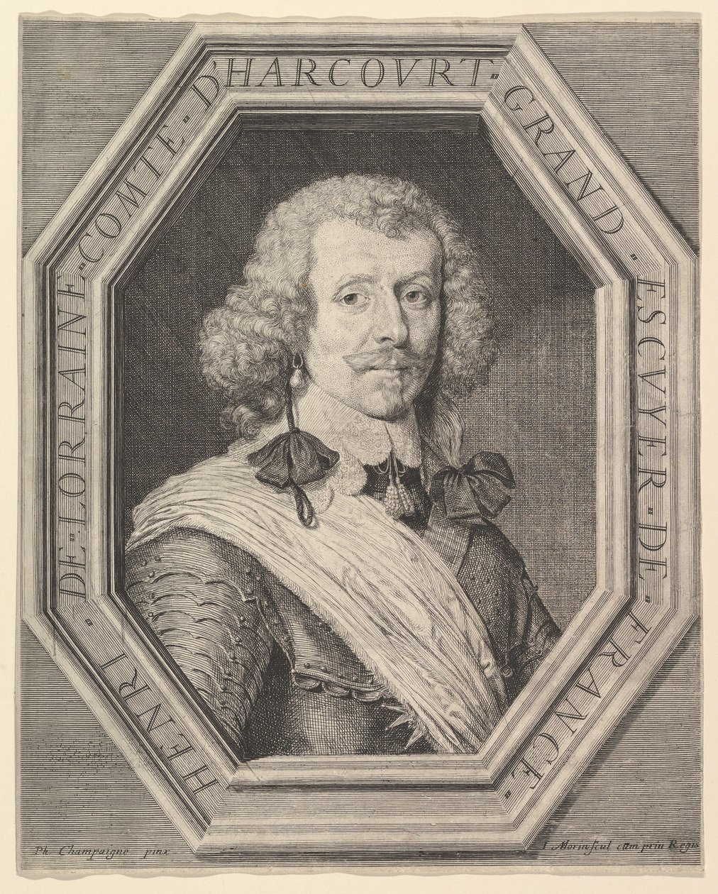 Henri de Lorraine, graaf van Harcourt door Jean Morin