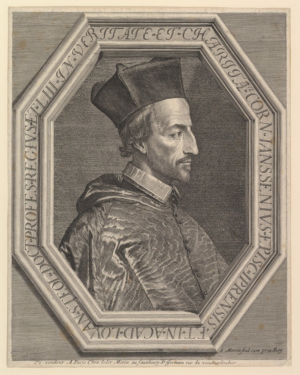 Jansenius, bisschop van Ieper door Jean Morin