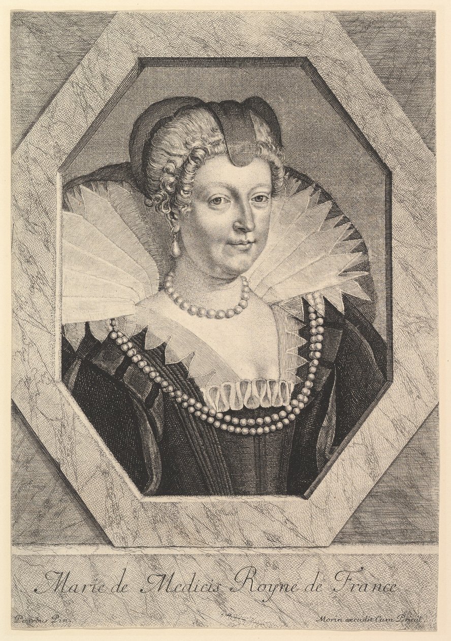 Marie de Medicis, koningin van Frankrijk door Jean Morin