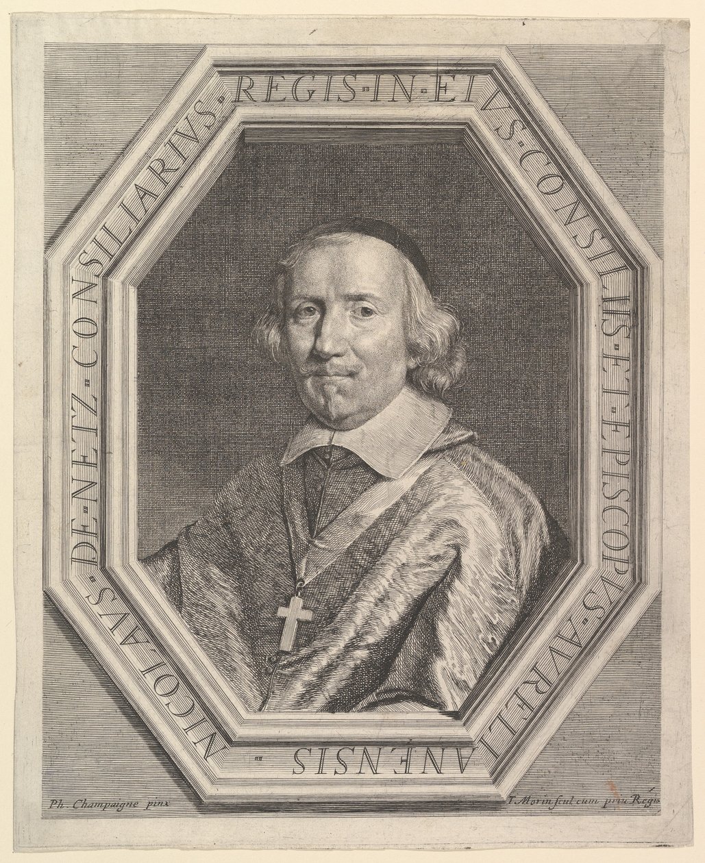 Nicolas de Netz, bisschop van Orléans door Jean Morin
