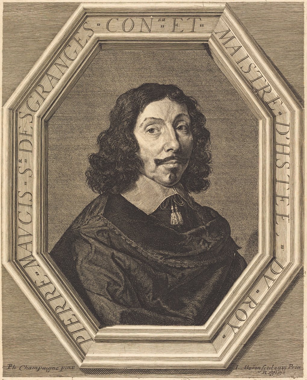 Pierre Maugis door Jean Morin after Philippe de Champaigne