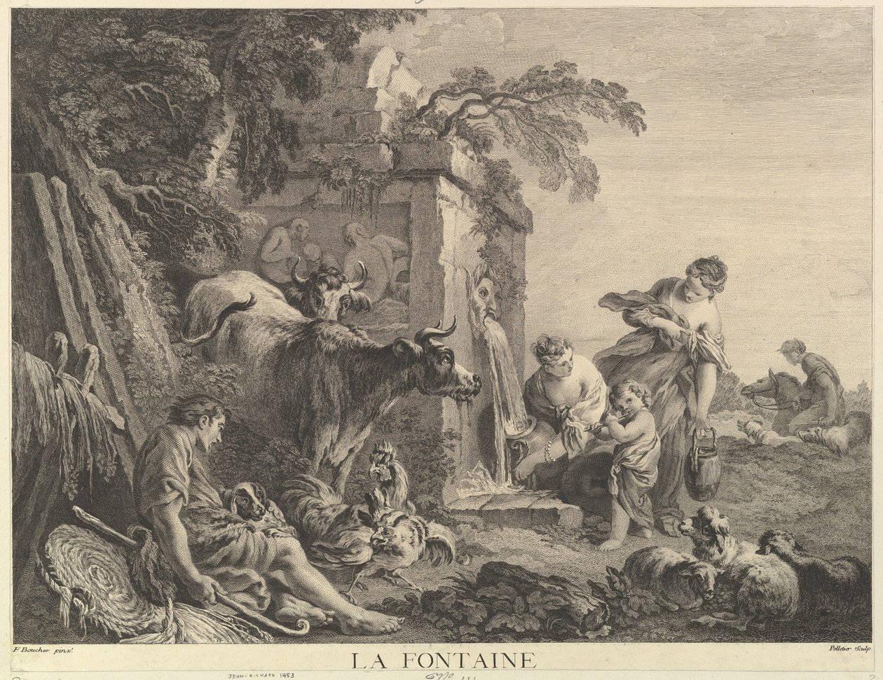 De Fontein door Jean Pelletier