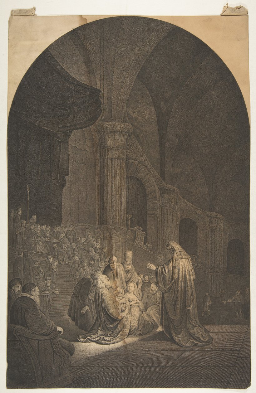 Simeon in de tempel door Jean Pierre de Frey