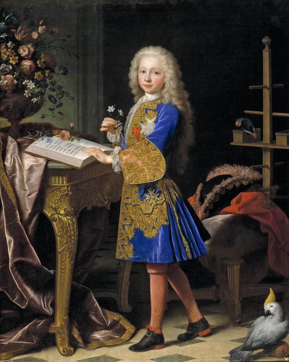 Karel III van Spanje als kind, 1724 door Jean Ranc